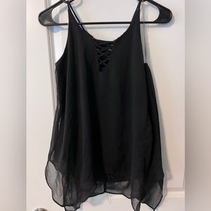 Black dress tank
